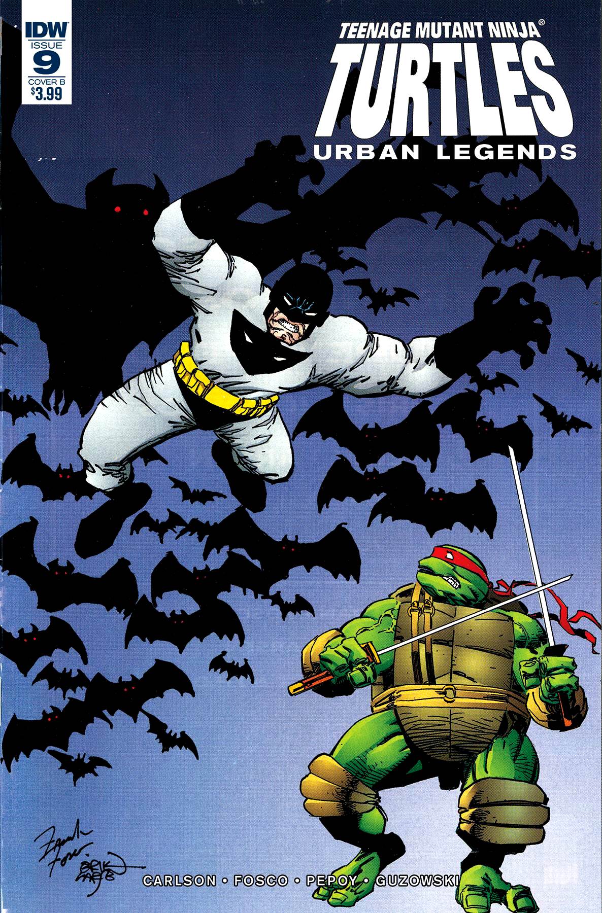 Teenage Mutant Ninja Turtles: Urban Legends #09 Frank Fosco & Erik Larsen Cover