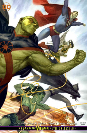 Justice League (2018) #31 Julian Totino Tedesco Cover