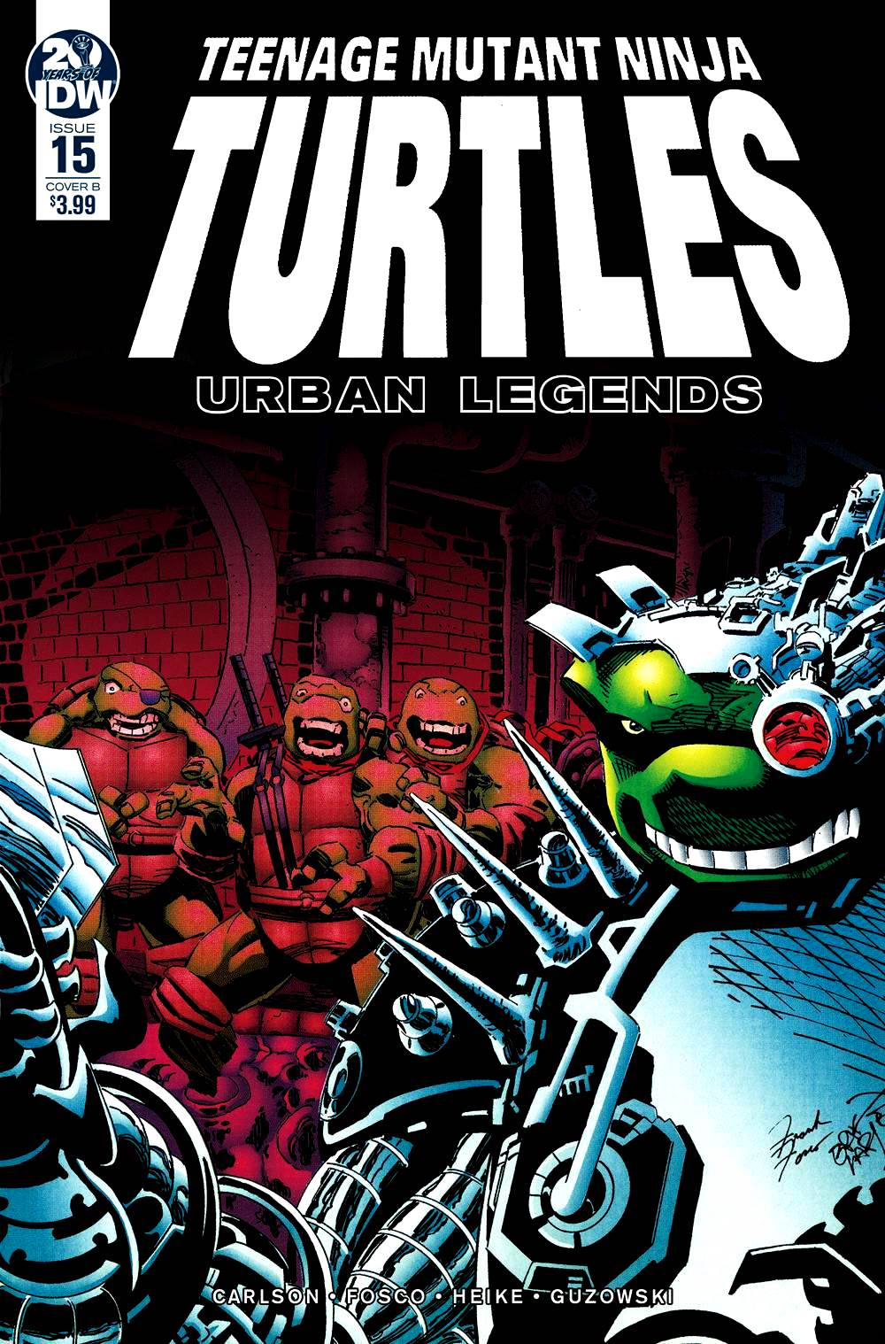 Teenage Mutant Ninja Turtles: Urban Legends #15 Frank Fosco & Erik Larsen Cover