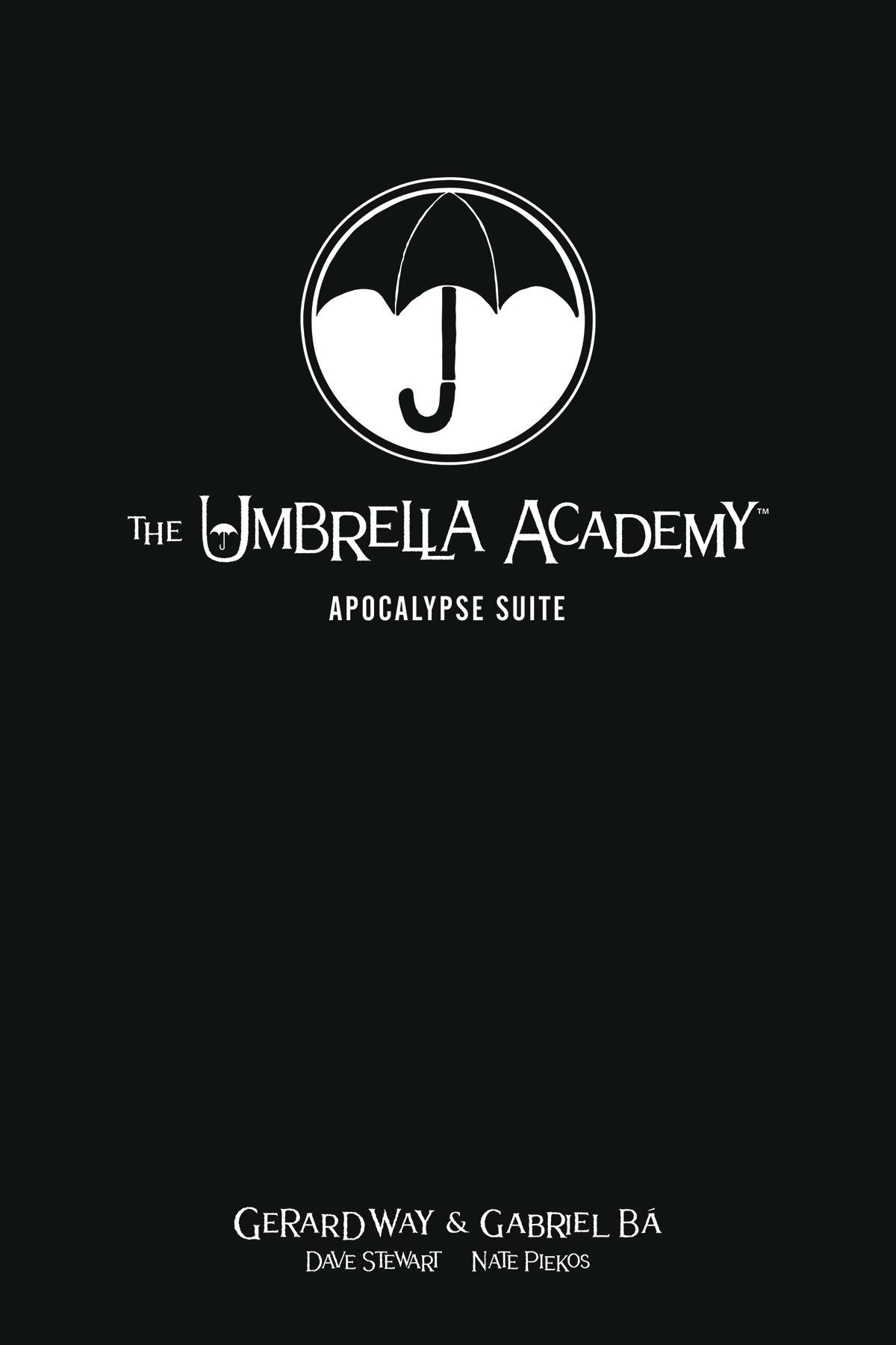 Umbrella Academy Library Edition Volume 1: Apocalypse Suite HC